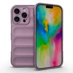 For iPhone 16 Pro Magic Shield TPU + Flannel Phone Case(Purple)