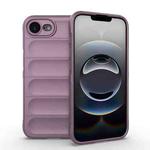 For iPhone 16e Magic Shield TPU + Flannel Phone Case(Purple)
