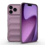 For iPhone 17 Pro Max Magic Shield TPU + Flannel Phone Case(Purple)