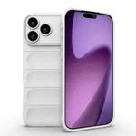 For iPhone 17 Pro Max Magic Shield TPU + Flannel Phone Case(White)