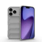 For iPhone 17 Pro Magic Shield TPU + Flannel Phone Case(Grey)
