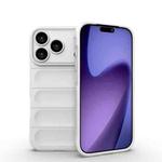 For iPhone 17 Pro Magic Shield TPU + Flannel Phone Case(White)
