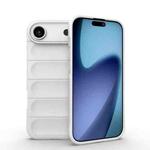 For iPhone 17 Air Magic Shield TPU + Flannel Phone Case(White)
