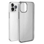 For iPhone 15 Pro Max hoco Light Series Soft TPU Phone Case(Transparent Black)