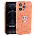 For iPhone 12 Pro Dustproof Net Full Coverage PC Phone Case(Cartoon Character)