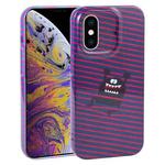 For iPhone XS Max Dustproof Net Full Coverage PC Phone Case(Little Monster)