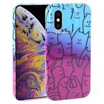 For iPhone XS Max Dustproof Net Full Coverage PC Phone Case(Little Ghost)