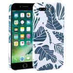 For iPhone 8 Plus / 7 Plus Dustproof Net Full Coverage PC Phone Case(Banana Leaf)