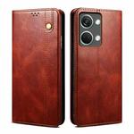 For OnePlus Ace 2V / Nord 3 Oil Wax Crazy Horse Texture Leather Phone Case(Brown)