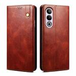 For OnePlus Ace 3V / Nord CE4 Oil Wax Crazy Horse Texture Leather Phone Case(Brown)
