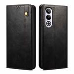 For OnePlus Ace 3V / Nord CE4 Oil Wax Crazy Horse Texture Leather Phone Case(Black)