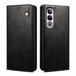 For OnePlus Nord CE4 Oil Wax Crazy Horse Texture Leather Phone Case(Black)