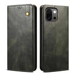 For OnePlus 13T Oil Wax Crazy Horse Texture Leather Phone Case(Green)