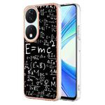 For Honor X7b 4G / 5G Electroplating Marble Dual-side IMD Phone Case(Equation)