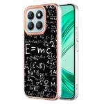 For Honor X8b Electroplating Marble Dual-side IMD Phone Case(Equation)