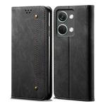 For OnePlus Ace 2V / Nord 3 Denim Texture Flip Leather Phone Case(Black)