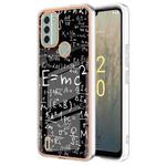 For Nokia C31 Electroplating Marble Dual-side IMD Phone Case(Equation)
