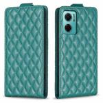 For Xiaomi Redmi 10 5G / Note 11E Diamond Lattice Vertical Flip Leather Phone Case(Green)