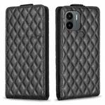 For Redmi A1 / A1+ / A2 Diamond Lattice Vertical Flip Leather Phone Case(Black)