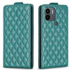 For Redmi A1 / A1+ / A2 Diamond Lattice Vertical Flip Leather Phone Case(Green)