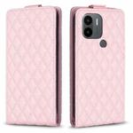 For Redmi A1 / A1+ / A2 Diamond Lattice Vertical Flip Leather Phone Case(Pink)
