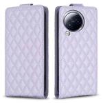 For Xiaomi Civi 3 5G Diamond Lattice Vertical Flip Leather Phone Case(Purple)