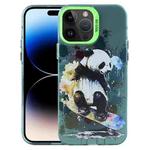For iPhone 14 Pro Max Animal Pattern PC Phone Case(Panda)
