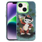 For iPhone 14 Animal Pattern PC Phone Case(Monkey)