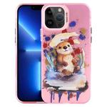 For iPhone 13 Pro Animal Pattern PC Phone Case(Otter)