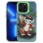 For iPhone 13 Pro Animal Pattern PC Phone Case(Monkey)