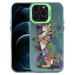 For iPhone 12 Pro Max Animal Pattern PC Phone Case(Tiger)