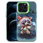 For iPhone 12 Pro Max Animal Pattern PC Phone Case(Raccoon)