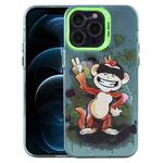 For iPhone 12 Pro Max Animal Pattern PC Phone Case(Monkey)