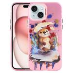 For iPhone 15 Plus Animal Pattern PC Phone Case(Otter)