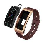 K13S 1.14 inch TFT Screen Silicone Strap Smart Calling Bracelet Supports Sleep Management/Blood Oxygen Monitoring(Rose Gold)