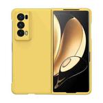 For Honor Magic V2 Ultra-thin Skin Feel PC Phone Case(Yellow)