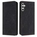 For Samsung Galaxy S23 FE 5G Ethnic Embossed Adsorption Leather Phone Case(Black)