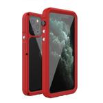 For iPhone 11 Pro R-JUST Seal Series IP68 Waterproof Shockproof Dustproof Metal + Frosted PC Protective Case(Red)