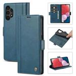 For Samsung Galaxy A13 4G/5G / A04 / A04s LC.IMEEKE Skin-friendly Card Slots Leather Phone Case(Blue)