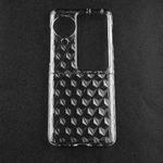 For OPPO Find N3 Flip Transparent Diamond Texture PC Phone Case