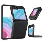 For Samsung Galaxy Z Flip5 SGP Armor 2 in 1 Color Contrast TPU Hybrid PC Phone Case(Black)