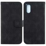 For Sony Xperia 1 V Double 8-shaped Embossed Leather Phone Case(Black)