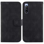 For Sony Xperia 1 III Double 8-shaped Embossed Leather Phone Case(Black)
