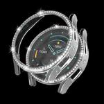 For Samsung Galaxy Watch 6 40mm / 44mm Diamond Hollow PC Watch Protective Case(Transparent)