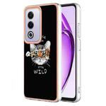 For OPPO A80 5G / A3 Pro Global Electroplating Marble Dual-side IMD Phone Case(Natural Growth)