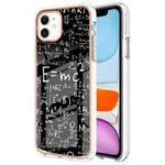 For iPhone 11 Electroplating Marble Dual-side IMD Phone Case(Equation)