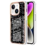For iPhone 13 mini Electroplating Marble Dual-side IMD Phone Case(Equation)