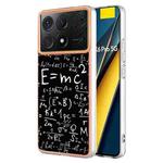 For Xiaomi Poco X6 Pro / Redmi K70E Electroplating Marble Dual-side IMD Phone Case(Equation)