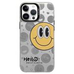 For iPhone 12 Pro English Characters PC Phone Case(Big Smiley Face)