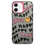 For iPhone 12 English Characters PC Phone Case(Little Smiley Face)